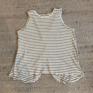 Marine Layer split back racer back tee